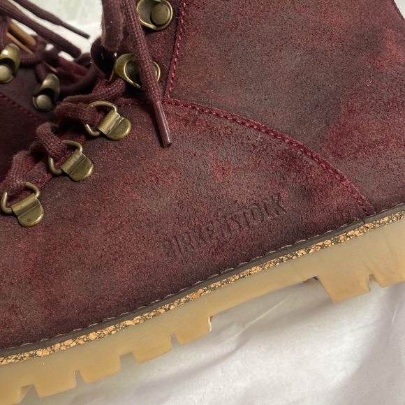 NEW Birkenstock Jackson suede hiking boots ankle short lace up 36 narrow - Picture 7 of 10